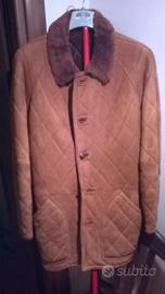 Soprabito cappotto scamosciato invernale originale