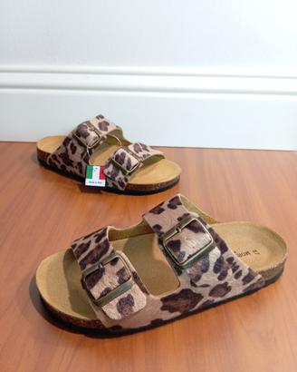 ciabatte donna nuove in vera pelle made in Italy 