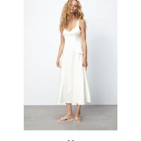 vestito ZARA da donna bianco sporco, taglia M