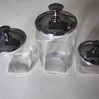 Set 3 barattoli Morinox in vetro – 12/18/24 cm
