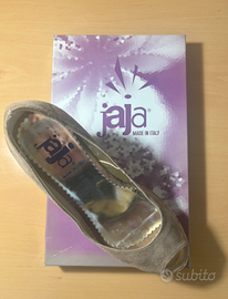 Scarpe JAJA camoscio tortora - Donna