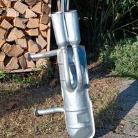 marmitta sportiva Zara d'epoca Fiat 500L e Abart