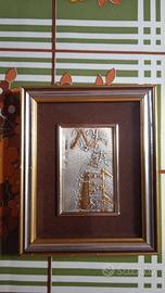 piccolo quadro di Morbidoni e Pellegrini in argent