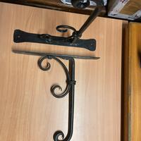 Ganci ferro battuto / porta mensola