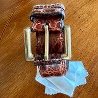 Cinture uomo vero coccodrillo