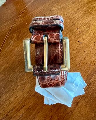 Cinture uomo vero coccodrillo