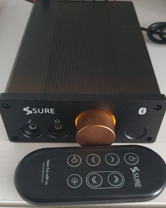 Amplificatore Bluetooth + telecomando 100 watt.