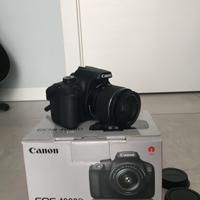 Canon EOS 4000d + obbiettivo 18-55 + SD 16 GB