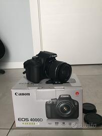 Canon EOS 4000d + obbiettivo 18-55 + SD 16 GB