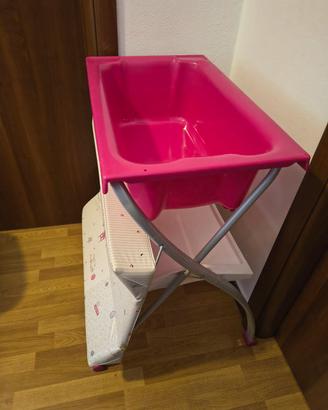 fasciatoio pieghevole con vasca bagnetto Brevi