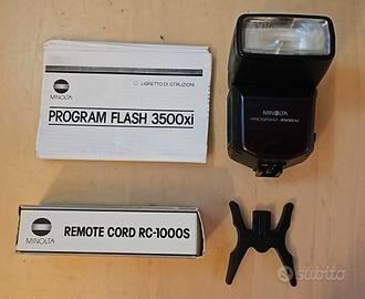 Flash Minolta program 3500xi