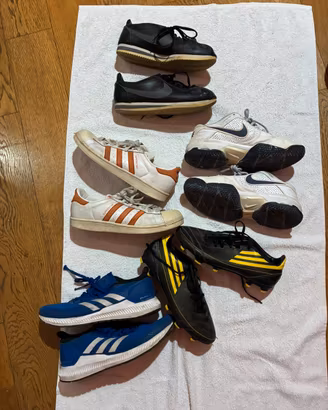 Lotto 5 paia Nike / Adidas – Superstar, Cortez,…