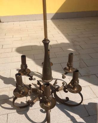 Lampadario antiquariato candelabri
