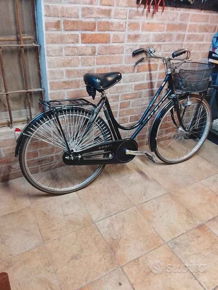 Vélo De Femme Vintage Rollmar - Années 1960 - Rouge, Freins à Tige, Révisé, Fonctionnel