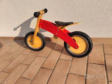 bici bimbo legno