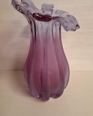 Vaso vintage in vetro di Murano