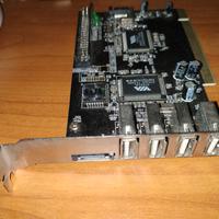 scheda di espansione DESKTOP PCI USB SATA
