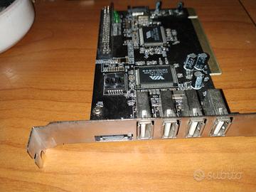 scheda di espansione DESKTOP PCI USB SATA