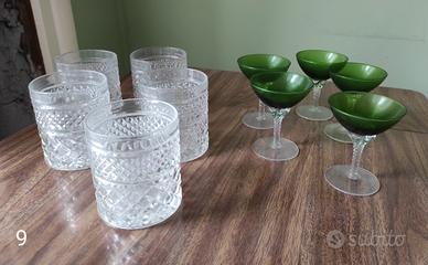 set di bicchieri 