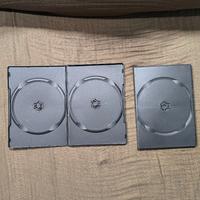 36 Custodie DVD Slim Doppie Nere Nuove