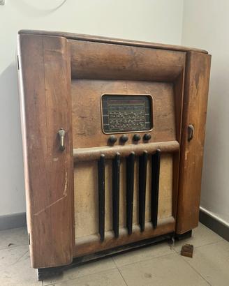 Mobile Radio PHONOLA d'Epoca Valvole e Giradischi