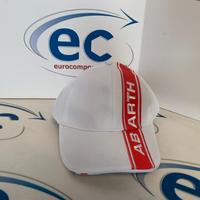 6002350108 Abarth Cappello Baseball Bianco Rosso N