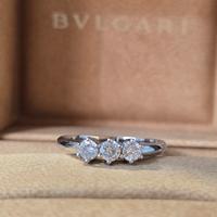 ANELLO ORO BVLGARI TRILOGY  0,75 CT