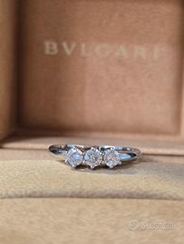 ANELLO ORO BVLGARI TRILOGY  0,75 CT