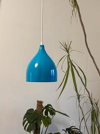Lampada a sospensione design azzurra