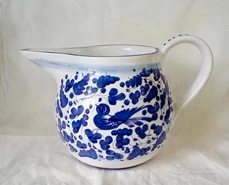 Brocca grande Ceramica Maiolica Vintage Bolgheri