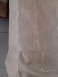 Coppia Tende in Lino Leggero Bianco Avorio 95x250