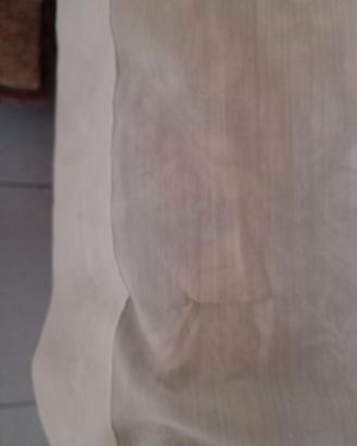 Coppia Tende in Lino Leggero Bianco Avorio 95x250