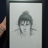 Stampa Disegno Musashi Miyamoto - Kristi Rama