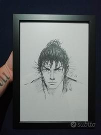 Stampa Disegno Musashi Miyamoto - Kristi Rama