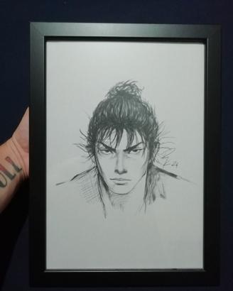 Stampa Disegno Musashi Miyamoto - Kristi Rama