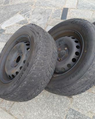 4 cerchi in ferro per nissan a 5 fori