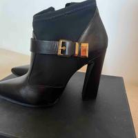 scarpa donna nuova nera con tacco 38 Lorenzo Mari