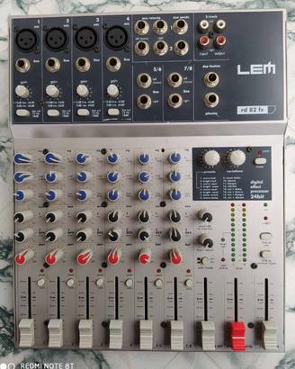 Mixer Passivo con Effetti (LEM RD82FX)