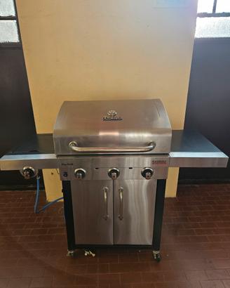 Barbecue a Gas charge boiler 