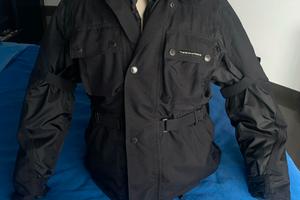 Giacca da moto doppia donna nera Tucano Urbano tgS