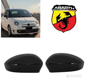 ABARTH FIAT 500 PUNTO CALOTTE SPECCHIETTI NERO