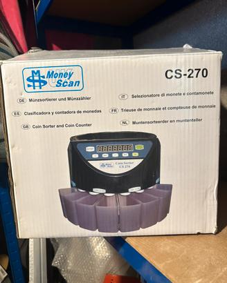 Contamonete professionale money scan cs-270