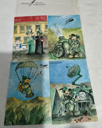 Cartoline reggimentali Alpini