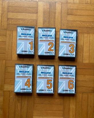 6 Audiocassette Zanichelli - corso di inglese