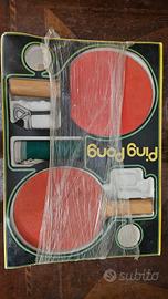 set ping pong vintage anni  ' 80