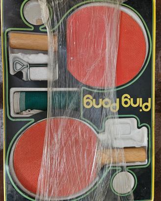 set ping pong vintage anni  ' 80