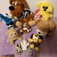 Peluches di vario genere