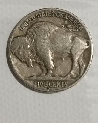 moneta five cent united states of america del 1937