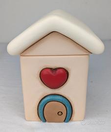 THUN  Casetta contenitore in ceramica con scatola