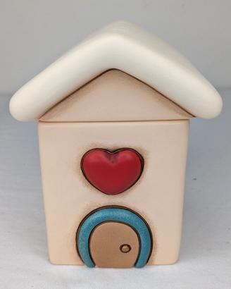 THUN  Casetta contenitore in ceramica con scatola